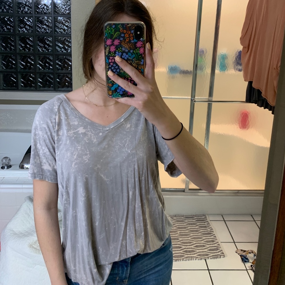 American Eagle Soft & Sexy Acid Wash Shirt Size Small